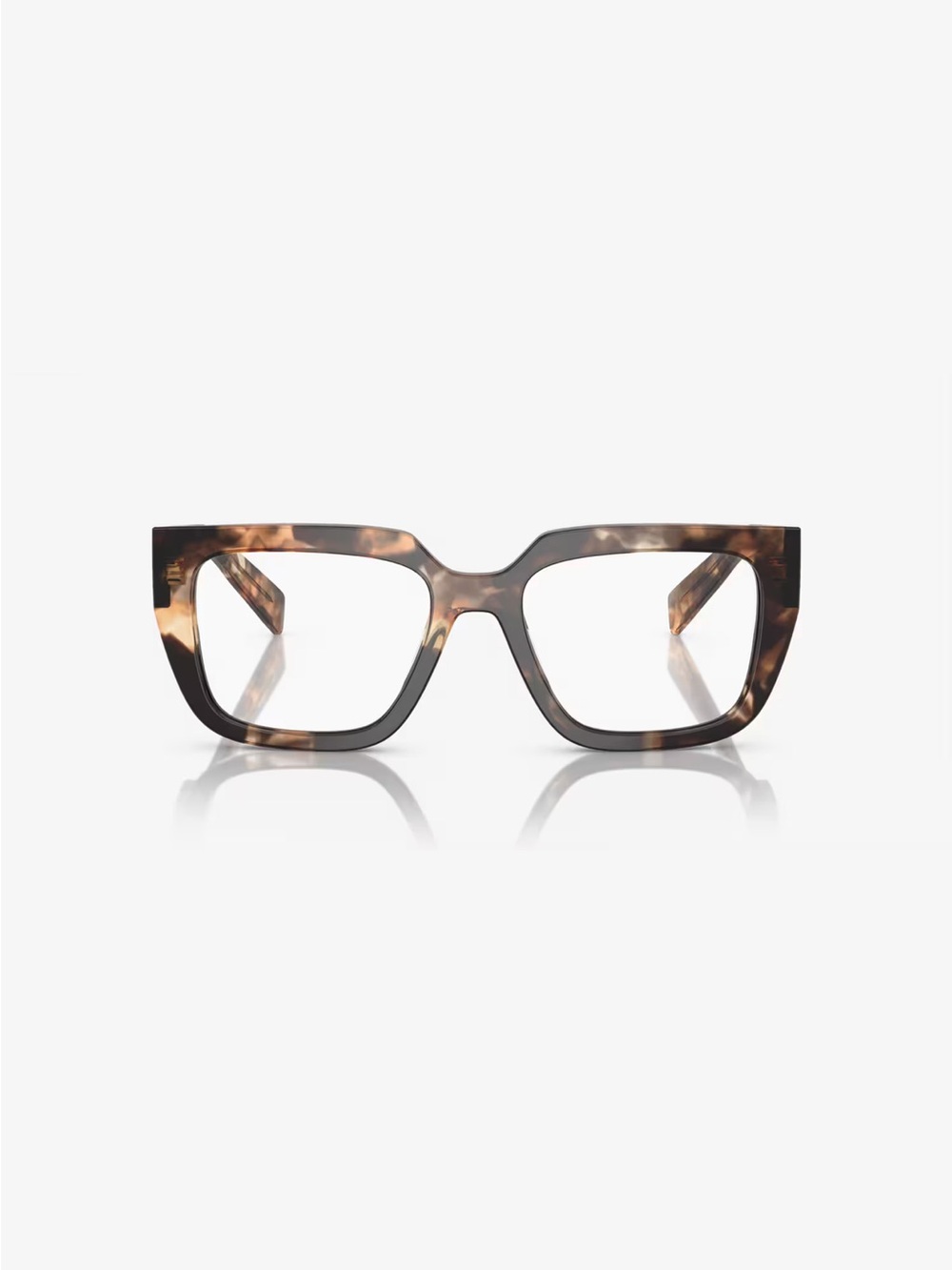 Prada Women's Tortoise Square-Edge Eyeglasses